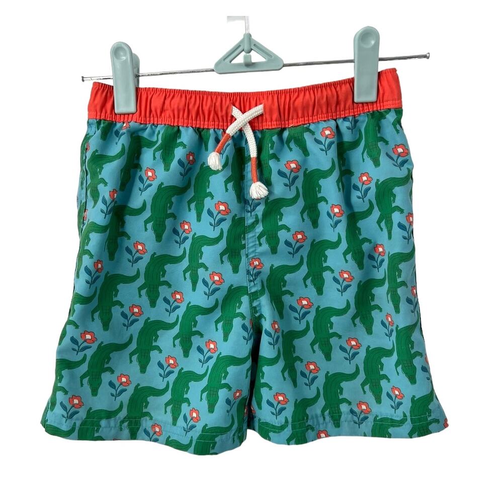 Mini Boden Alligator Swim Trunks Boys 5-6/116 cm